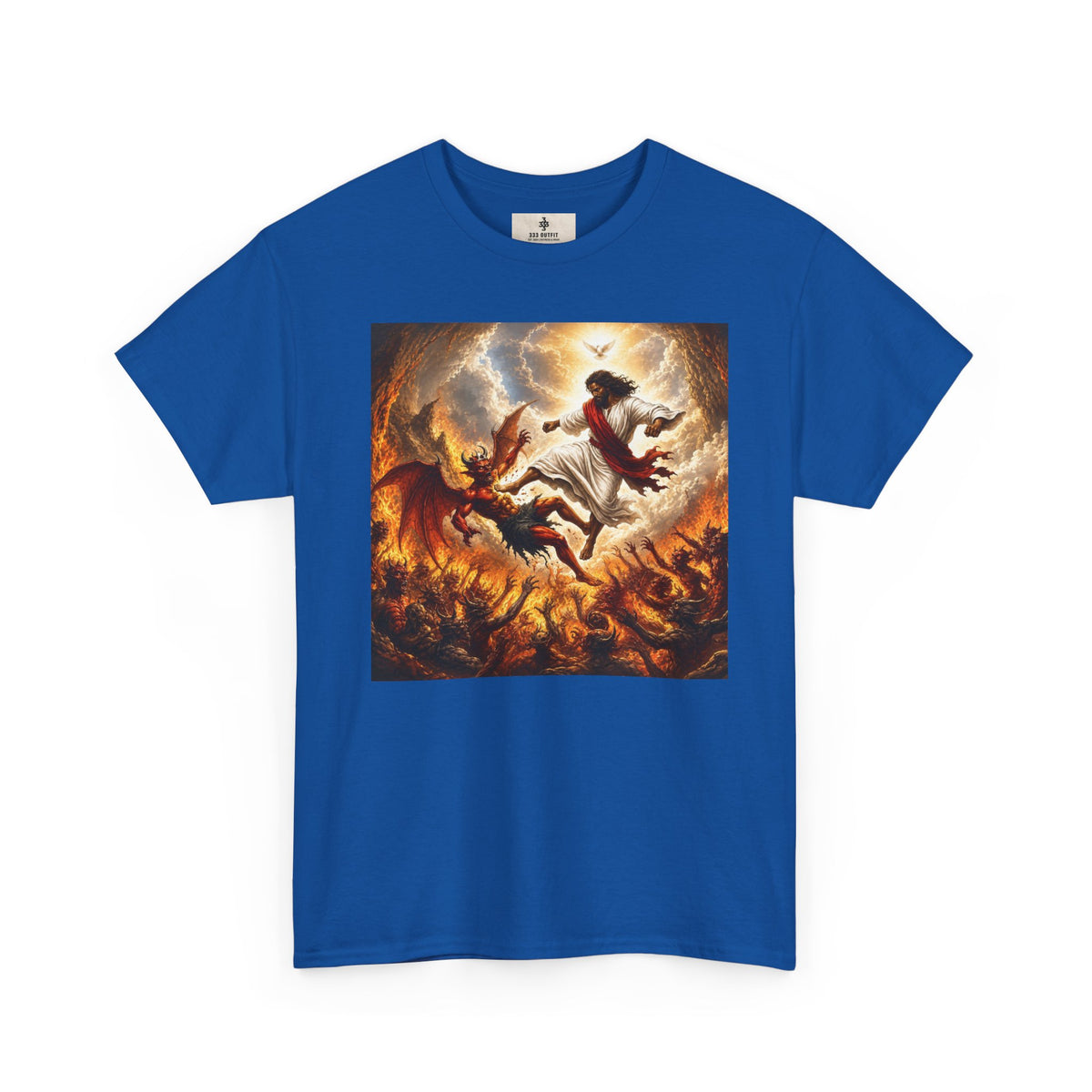 T-Shirt — Fiery Falling Angel Graphic Tee