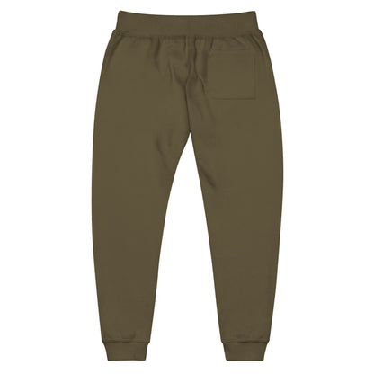 Cozy Unisex Fleece Sweatpants - Perfect for Lounging, Fitness, Relaxation, Travel, Embroidered, Gift Idea