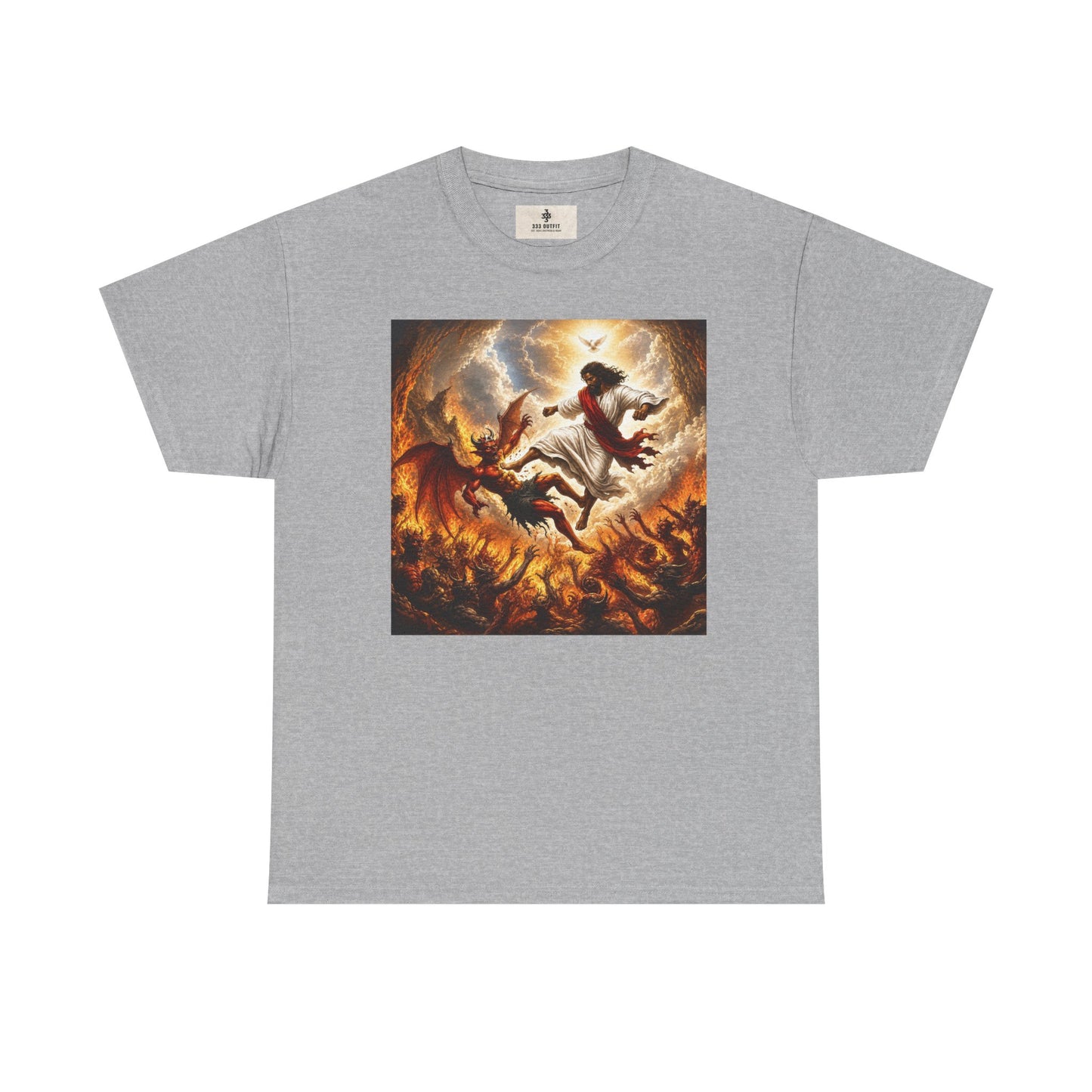 T-Shirt — Fiery Falling Angel Graphic Tee