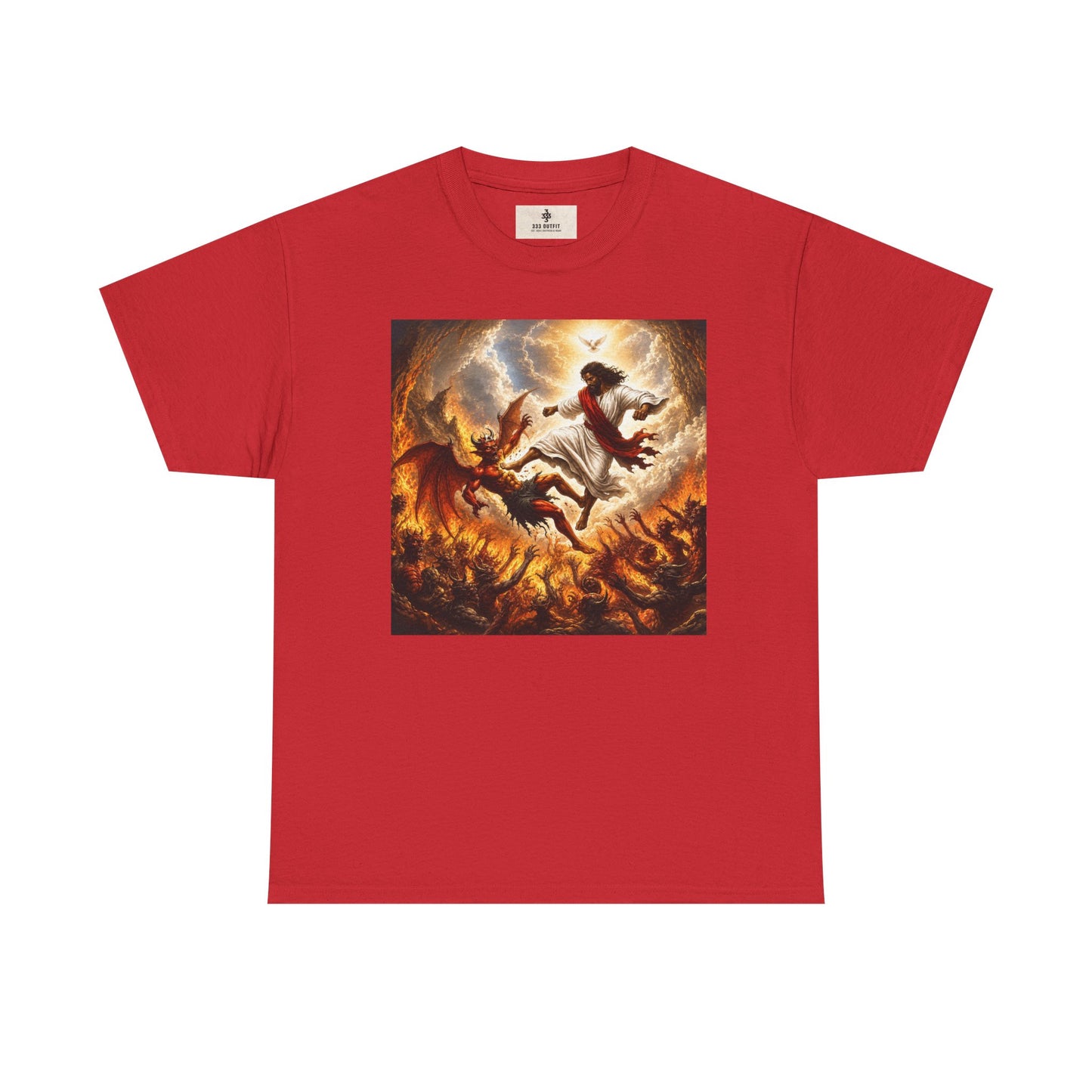 T-Shirt — Fiery Falling Angel Graphic Tee