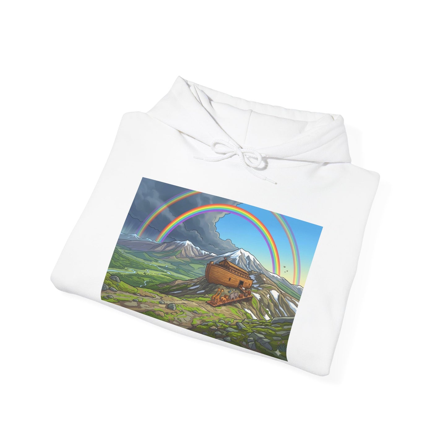 Scenic Rainbow Ark Hoodie
