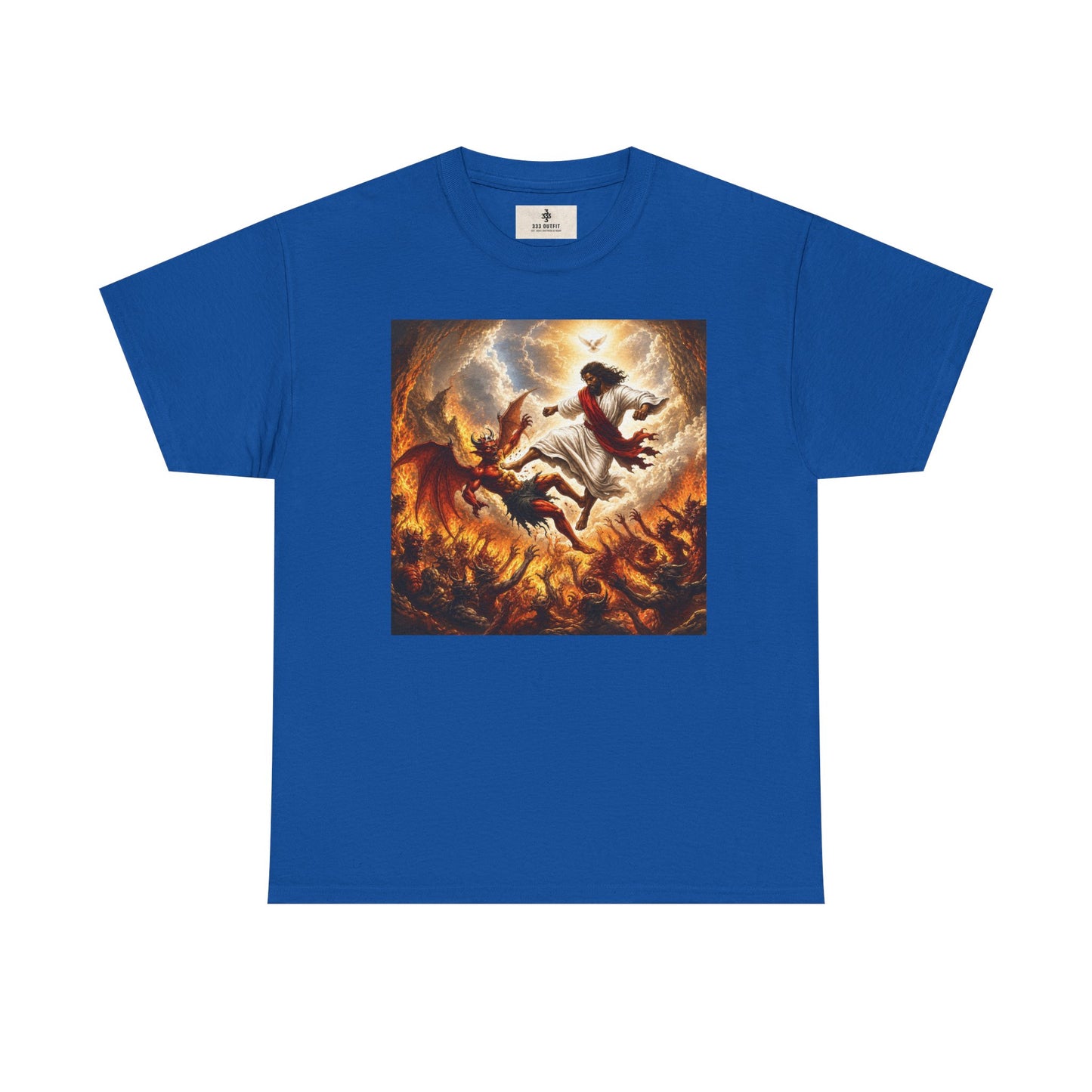 T-Shirt — Fiery Falling Angel Graphic Tee