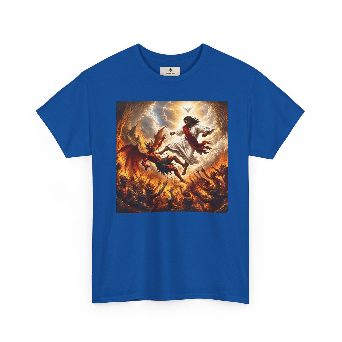T-Shirt — Fiery Falling Angel Graphic Tee