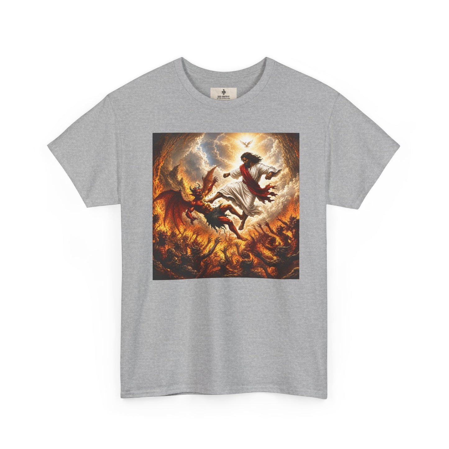 T-Shirt — Fiery Falling Angel Graphic Tee