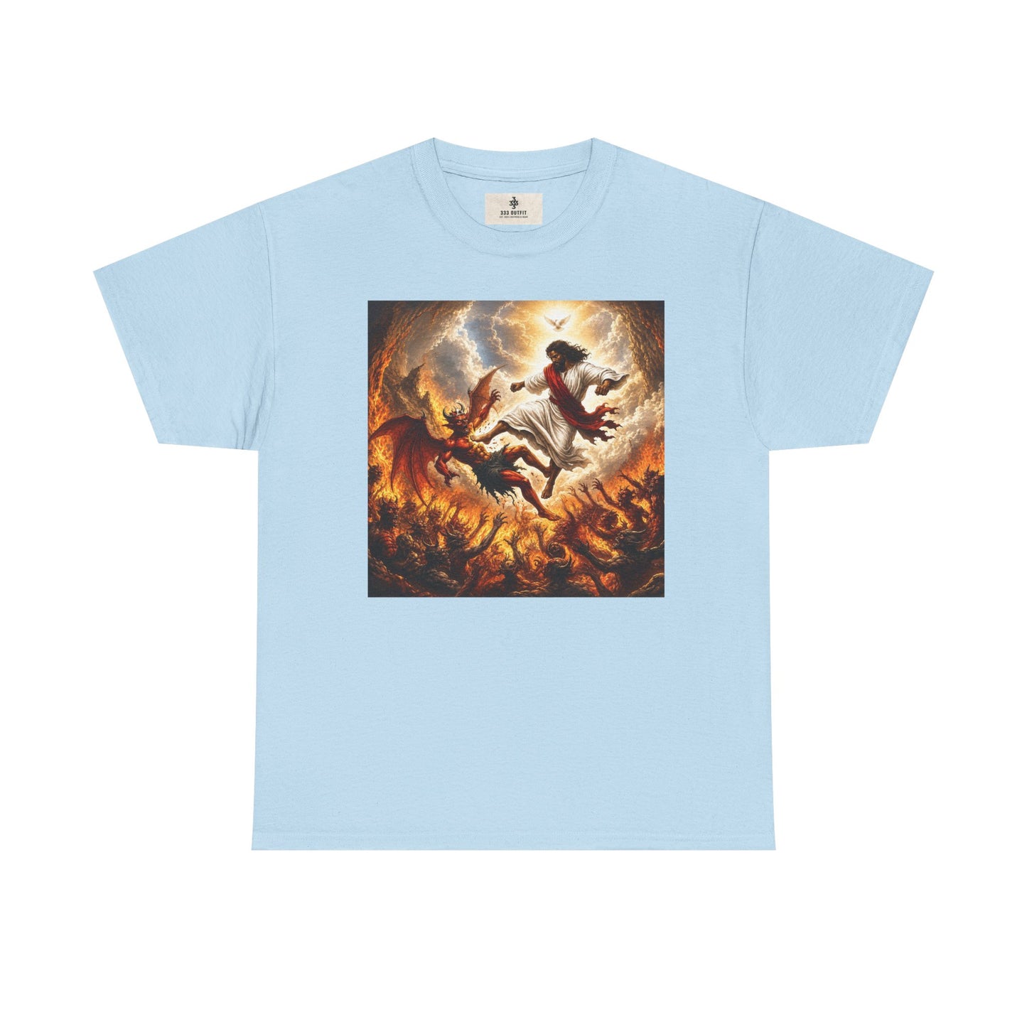 T-Shirt — Fiery Falling Angel Graphic Tee