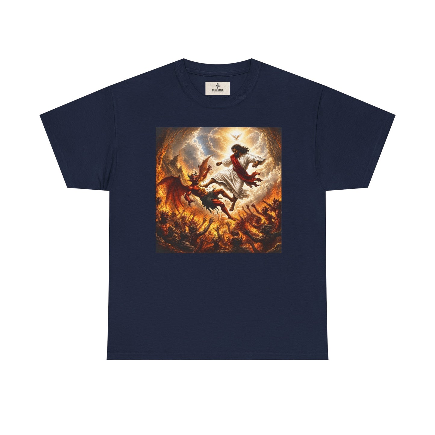 T-Shirt — Fiery Falling Angel Graphic Tee