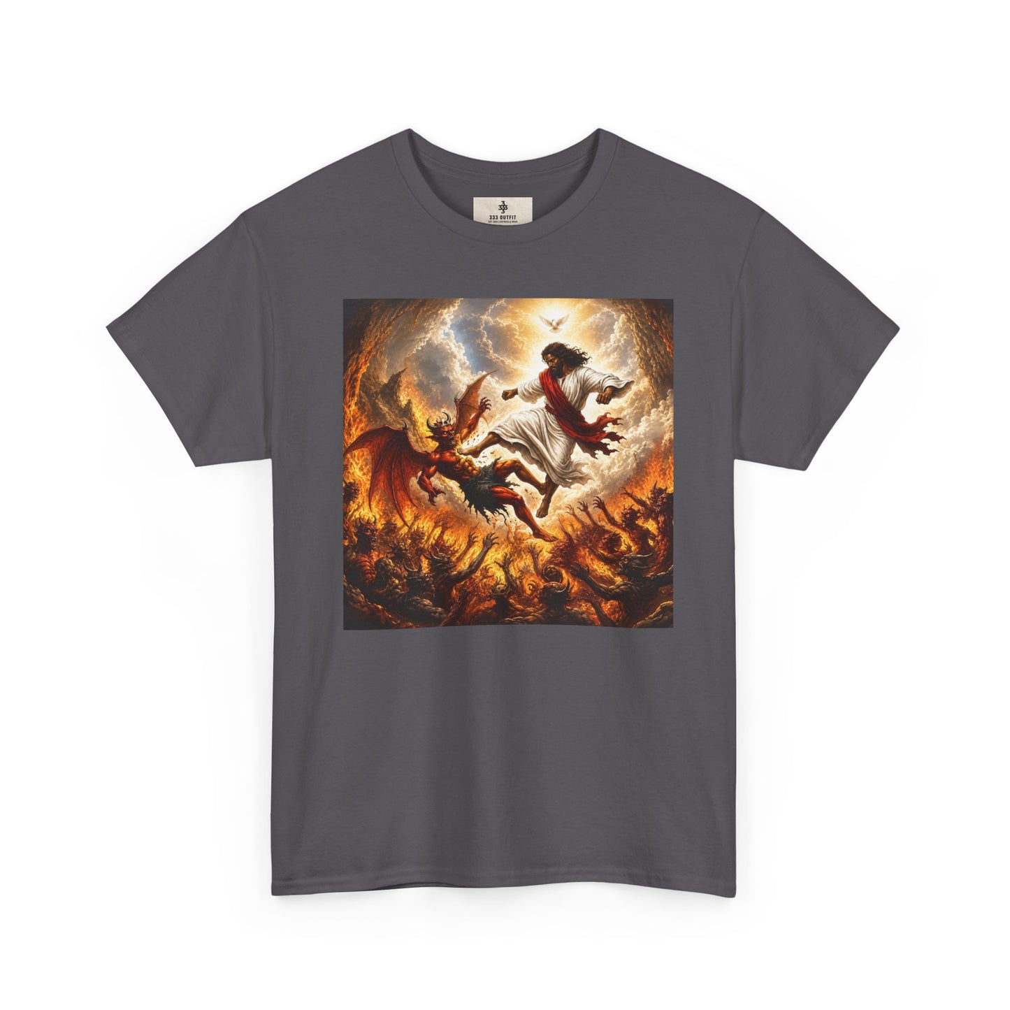 T-Shirt — Fiery Falling Angel Graphic Tee