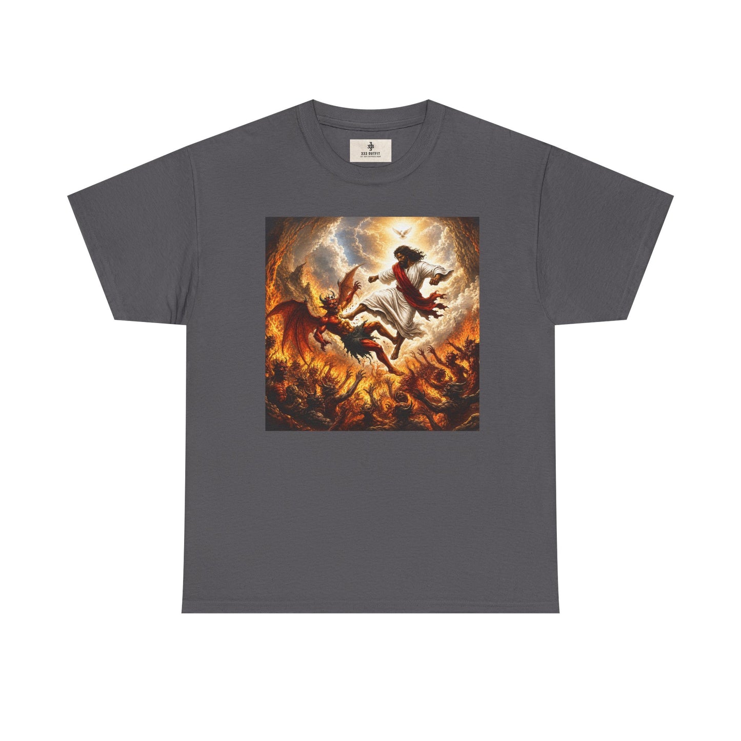 T-Shirt — Fiery Falling Angel Graphic Tee