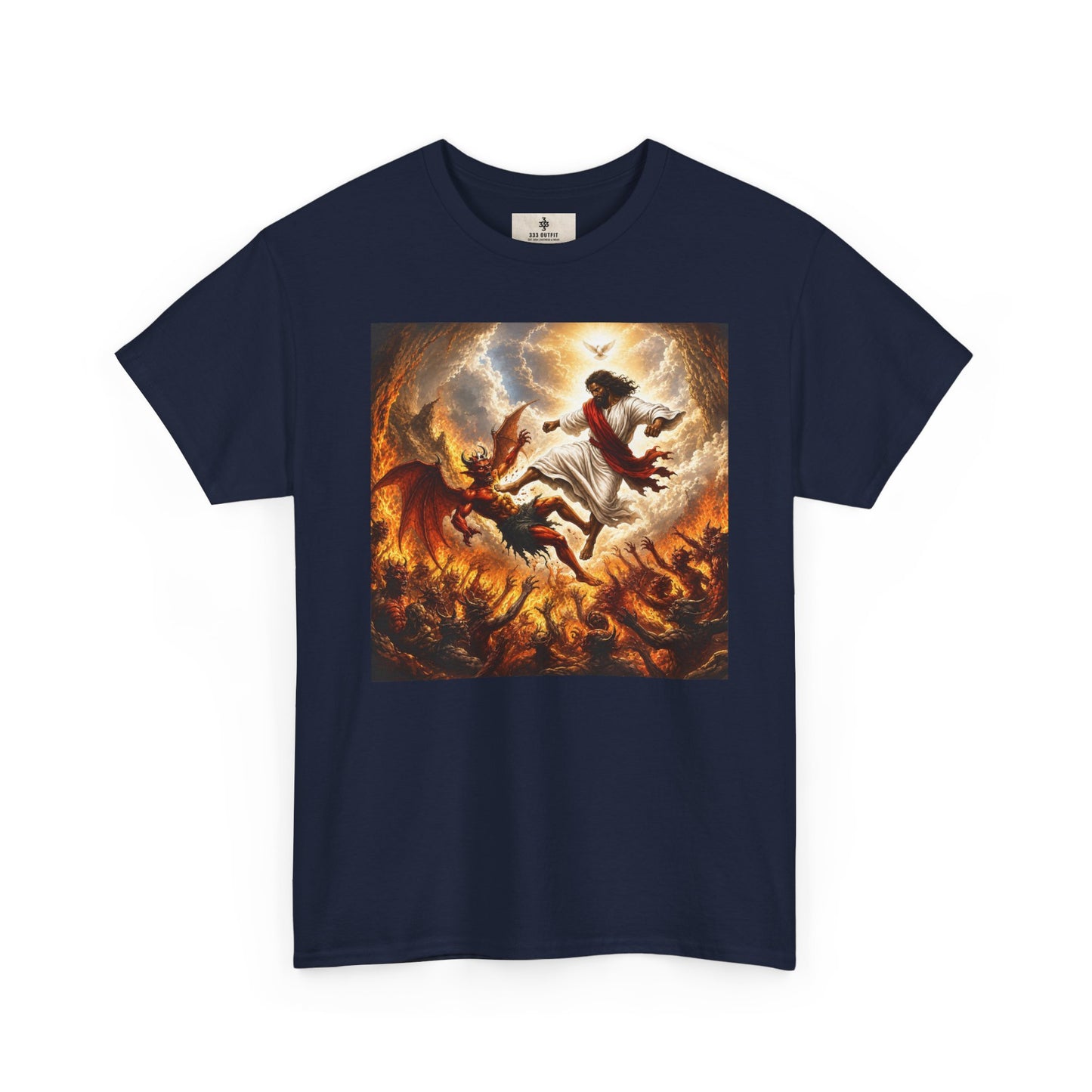 T-Shirt — Fiery Falling Angel Graphic Tee